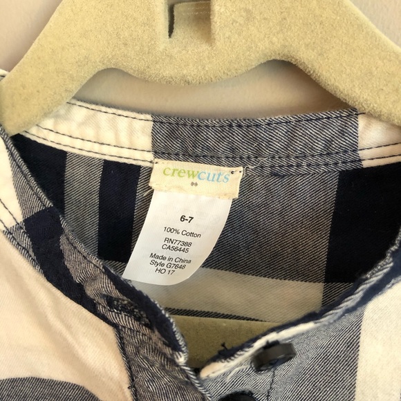 NWOT Crewcuts Buffalo check tunic dress - Picture 2 of 3